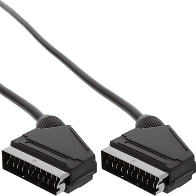 InLine® 89973 Scart Anschlusskabel, Stecker / Stecker, 3m