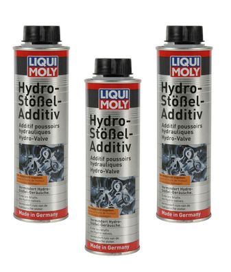 3x Liqui Moly 1009 Hydro-Stößel-Additiv 300 ml Öl Reiniger Zuatz Hydrostössel