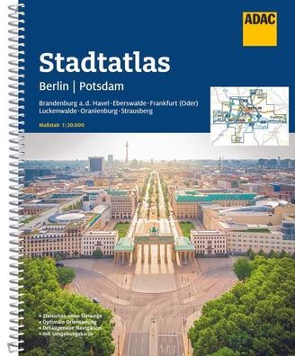 ADAC Stadtatlas Berlin/ Potsdam 1:20.000,