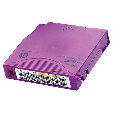 HPE C7976AN, Leeres Datenband, LTO, 6,25 TB, 30 Jahr(e), Violett, 400 MB/ s