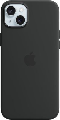 Apple Silikon Case mit MagSafe (für iPhone 15 Plus) Black Neuware vom DE Händler