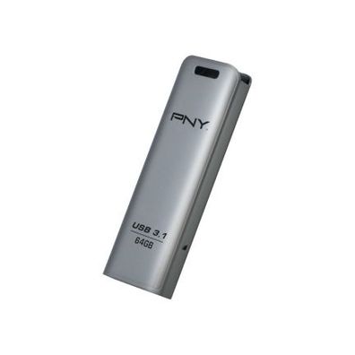 PNY FD64GESTEEL31G-EF, 64 GB, 3.2 Gen 1 (3.1 Gen 1), 20 MB/ s, Dia, Edelstahl