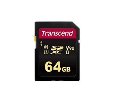 Transcend TS64GSDC700S, 64 GB, SDXC, Klasse 10, NAND, 285 MB/ s, 180 MB/ s