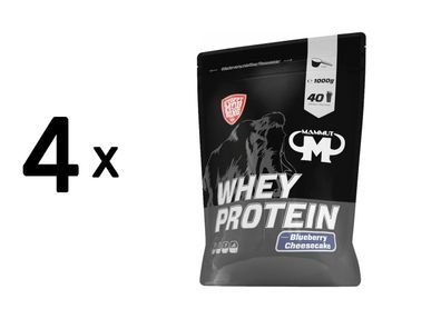 4 x Mammut Whey Protein (1000g) Blueberry Cheesecake