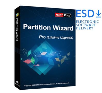 MiniTool Partition Wizard Ultimate|5 PCs|Dauerlizenz|Lifetime Upgrades|eMail|ESD