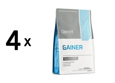 4 x OstroVit Gainer (1000g) Chocolate