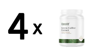 4 x OstroVit Green Coffee Extract (100g) Unflavoured