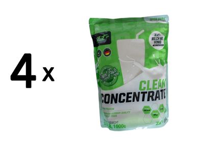 4 x Zec+ Clean Concentrate (1000g) Honey Milk