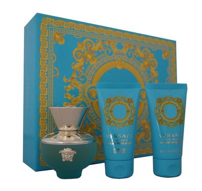 Versace Dylan Turquoise Eau de Toilette 50ml + Shower Gel 50ml & Body Gel 50ml