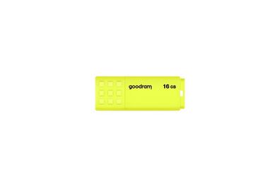 GoodRam UME2, 16 GB, USB Typ-A, 2.0, 20 MB/ s, Kappe, Gelb