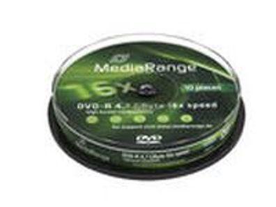 Mediarange MR452, DVD-R, 120 mm, Tortenschachtel, 10 Stück(e), 4,7 GB