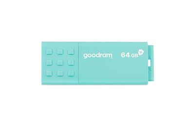 GoodRam UME3, 64 GB, USB Typ-A, 3.2 Gen 1 (3.1 Gen 1), 60 MB/ s, Kappe, Türkis