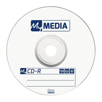 Verbatim MyMedia My CD-R, 52x, CD-R, 120 mm, 700 MB, Spindel, 50 Stück(e)