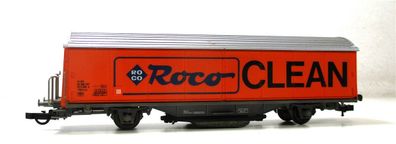 Roco H0 44340A Schienenreinigungswagen Roco Clean SBB OVP (2014h)
