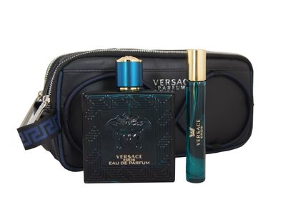 Versace Eros Eau de Parfum 100ml + Eau de Parfum 10ml & Versace Trousse
