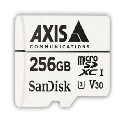 Axis 02021-001, 256 GB, MicroSDXC, UHS, 100 MB/ s, 50 MB/ s, Class 3 (U3)