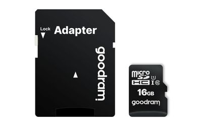 GoodRam M1AA, 16 GB, MicroSDHC, Klasse 10, UHS-I, 100 MB/ s, 10 MB/ s