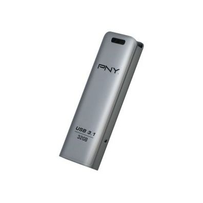 PNY FD32GESTEEL31G-EF, 32 GB, 3.2 Gen 1 (3.1 Gen 1), 20 MB/ s, Dia, Edelstahl