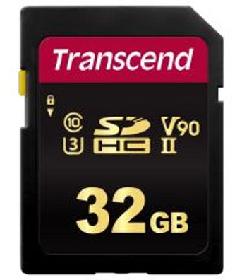 Transcend 700S, 32 GB, SDHC, Klasse 10, NAND, 285 MB/ s, 180 MB/ s