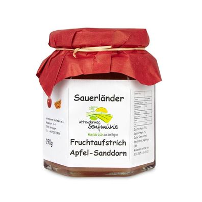 Apfel-Sanddorn Fruchtaufstrich