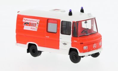 Brekina H0 1/87 36939 Mercedes L 508 RTW 1978, Rettungsdienst Köln, - NEU