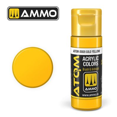 AMMO by MIG Jimenez ATOM COLOR Gold Yellow