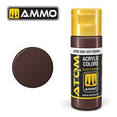 AMMO by MIG Jimenez ATOM COLOR NATO Brown