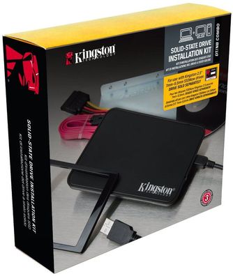 Kingston SNA-B, HDD-Gehäuse, 2.5", SATA, USB Anschluss, Schwarz