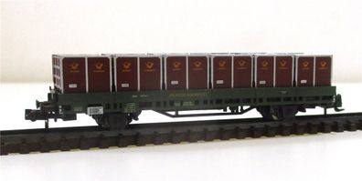 Hobbytrain 10115 Behältertragwagen Post 2-t/13 DBP - OVP (6491H)