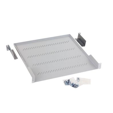 TRITON Shelf with perforation 1U 150mm, Cremefarben, Grau, 15 kg, 1U, 150 mm