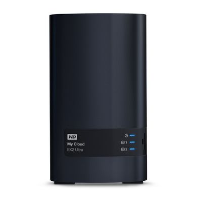 WD My Cloud EX2 Ultra, NAS, Desktop, Marvell, Armada 385, Schwarz