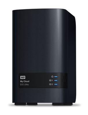 WD My Cloud EX2 Ultra, NAS, Desktop, Marvell, Armada 385, 4 TB, Schwarz