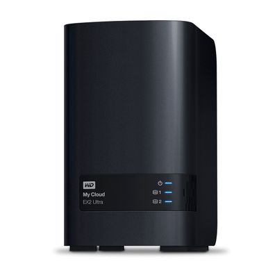 WD My Cloud EX2 Ultra, NAS, Marvell Armada 385, Armada 385, 28 TB, Schwarz