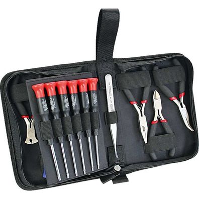 InLine® 43013 Präzisions Zangen und Schraubendreher Set, 19-teilig