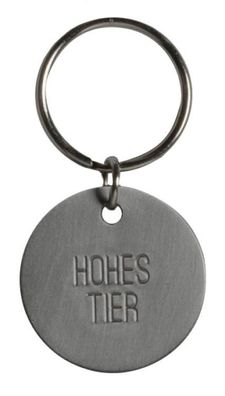 PETS Hundemarke Hohes Tier, silber, 15489 1 St