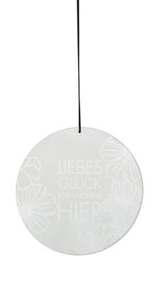 LIVING Glaspoesie hängend, Liebes Glück, 15352 1 St