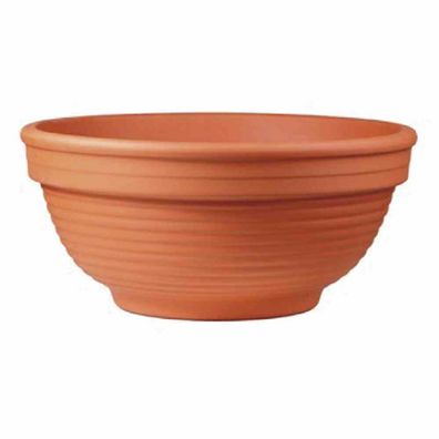 Ton Pflanzschale 33cm terracotta Blumenschale Pflanztopf Blumentopf Pflanzkübel