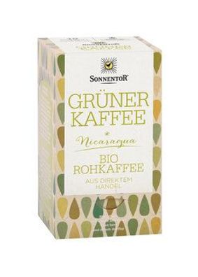 Sonnentor 3x Grüner Kaffee, Doppelkammerbeutel 54g