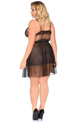 schwarzes Chemise SB/1010 Sexy Base Kollektion by Andalea