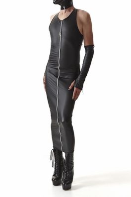 langes Kleid CRD005 schwarz von Regnes Fetish Planet Crossdresser Fetish Line