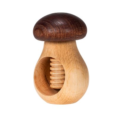 Nussknacker Holz Nussbrecher Pilzform Steinpilz Nussschraube Nußknacker Nussöffner