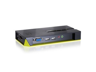 LevelOne KVM-0421 4-Port USB KVM Switch mit Audio