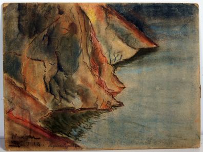 Pastell monogrammiert RS (Rudolf Stöcker) um 1970 / 5843