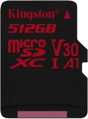 Kingston Canvas React microSDXC Flash Speicherkarte 512GB schwarz