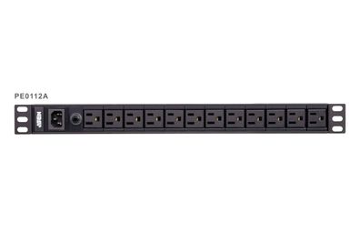 ATEN PE0112G Stromverteilung 1HE 10A 12-Port IEC-C13 Basis-PDU