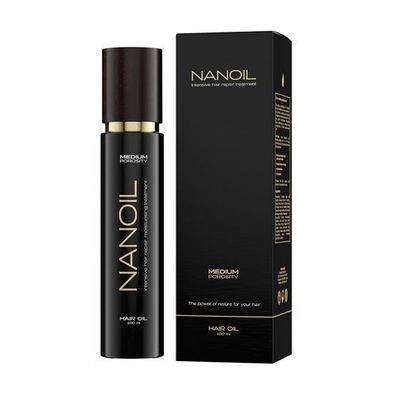 Nanoil Haaröl für mittelporiges Haar - Luxuriöse Haarpflege