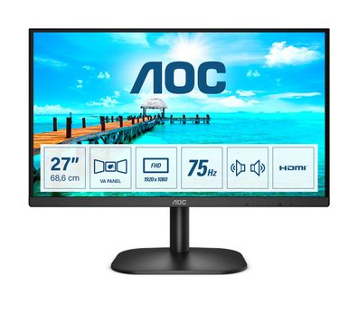 AOC B2 27B2AM, 68,6 cm (27"), 1920 x 1080 Pixel, Full HD, LED, 4 ms, Schwarz