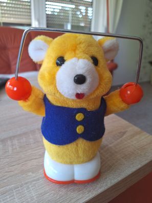 HanStar Springseilbärchen, Teddybär Vintage 1986 Batterie betrieben