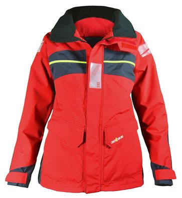 C4S, Damen Hochsee- Segeljacke Bergen Ladie, Rot