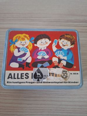 Alles Lacht! Altes Frage und Antwortspiel für Kinder Schmid Spiel um 1960